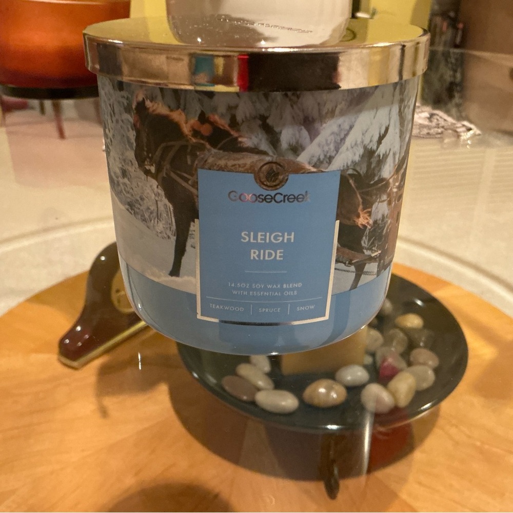 Goose Creek Sleigh Ride Candle 3-wick 14.5 oz retired